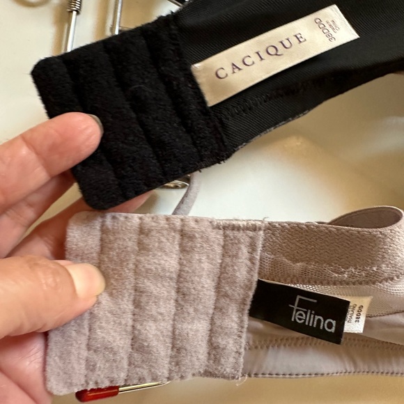 Cacique T-shirt Bra & Felina Side Smothing Lot of 2 Women's Size 38DDD Bras GUC - Picture 12 of 13